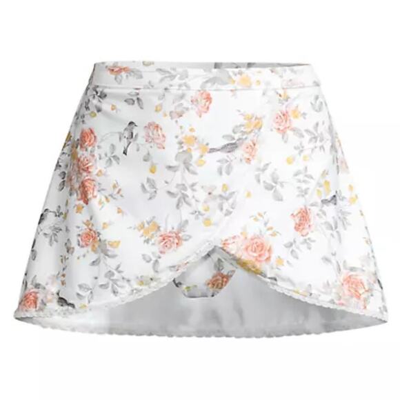 WeWoreWhat Floral Skirt Bikini Bottom NWT Medium - Picture 2 of 5